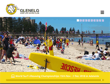 Tablet Screenshot of glenelgslsc.com.au